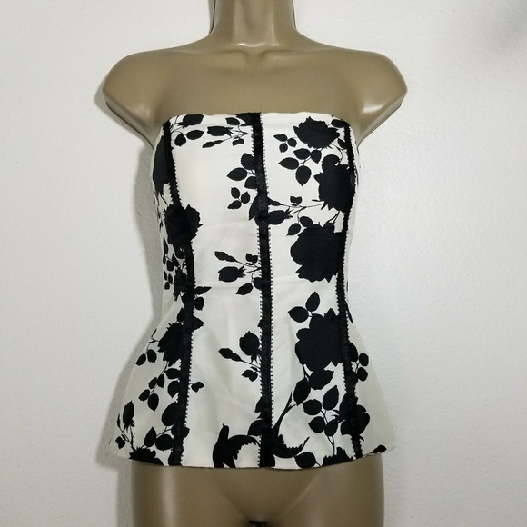 White House Black Market Tops - White House Black Market Corset Blouse Size2 A0016